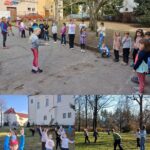 Sportovní aktivity v parku nebo na vilce