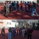 Pozor! Had na školním hřišti!