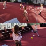 Badminton na školním hřišti